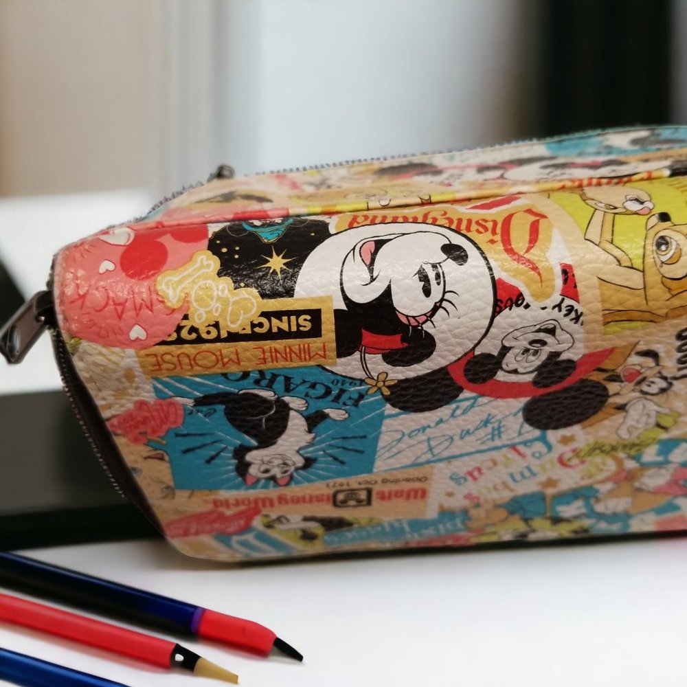 Mickey Mouse & Friends Wallet Colorful Disney Parks Classic Faux Leather Wallet - Picture 12 of 16